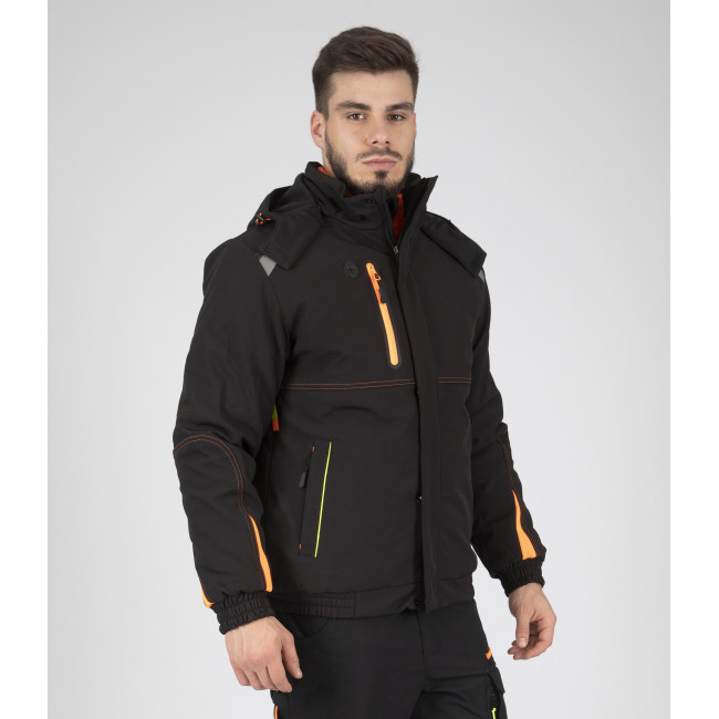GESTEPPTE ARBEITSJACKE MORANE SCHWARZ - Nine Worths by North Ways