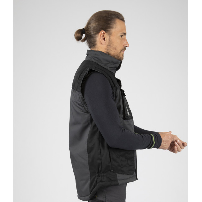 GILET PIATTEC GRIS ET NOIR - Nine Worths by North Ways