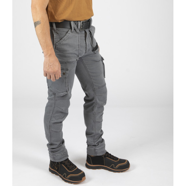 Multizak werkbroek Usain grijs - Nine Worths by North Ways