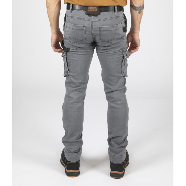 Pantalon de travail multipoches Usain gris - Nine Worths by North Ways