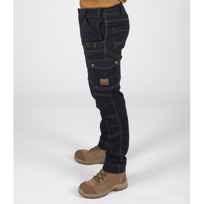 Multizak werkbroek in jeans Usain - Nine Worths by North Ways