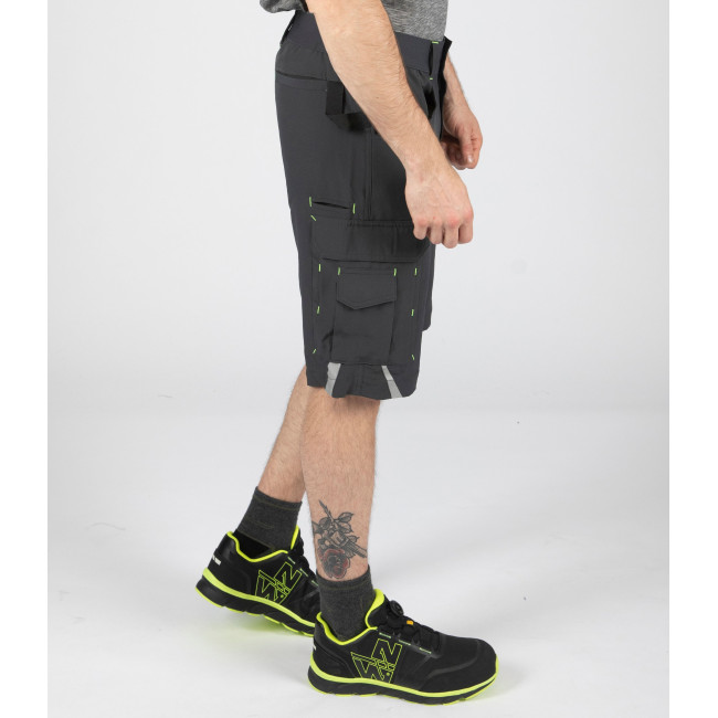 ARBEITSSHORTS HORN GRAU / GRÜN - Nine Worths by North Ways