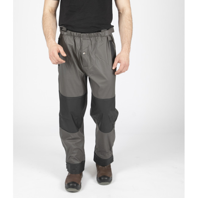 PANTALON DE PLUIE PIRANHA GRIS / NOIR - Nine Worths by North Ways