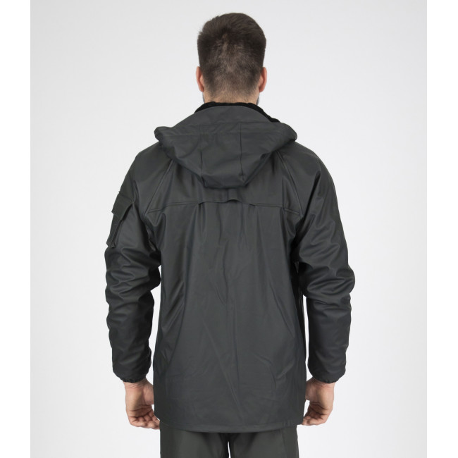 BLOUSON DE PLUIE DE TRAVAIL TURTLE OLIVE - Nine Worths by North Ways