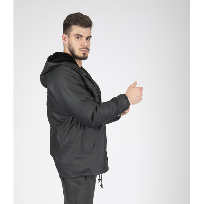 BLOUSON DE PLUIE DE TRAVAIL TURTLE OLIVE - Nine Worths by North Ways