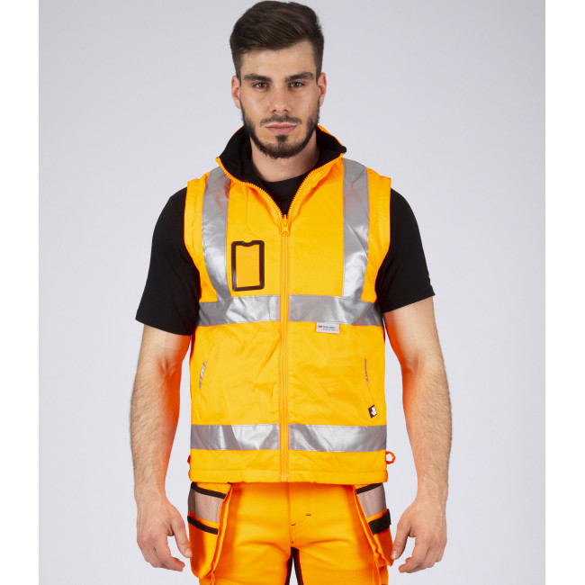 PARKA DE TRAVAIL HAUTE VISIBILITÉ WELLINGTON ORANGE FLUO - Nine Worths by North Ways