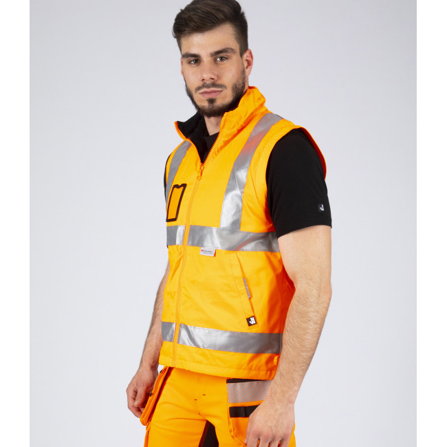 WERKPARKA HOGE ZICHTBAARHEID WELLINGTON FLUOR ORANJE - Nine Worths by North Ways