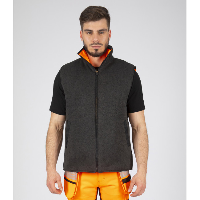 HOCHSICHTBARE ARBEITSPARKA WELLINGTON NEON-ORANGE - Nine Worths by North Ways