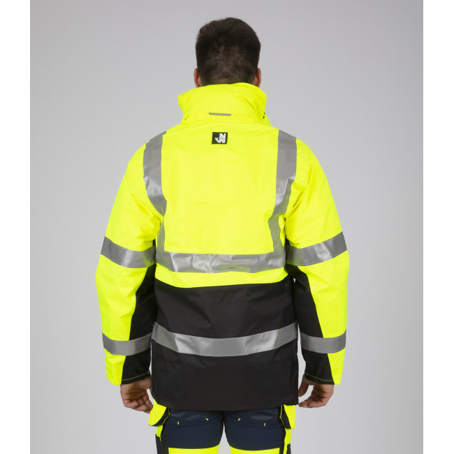 PARKA DE TRAVAIL HAUTE VISIBILITÉ WELLINGTON JAUNE FLUO - Nine Worths by North Ways
