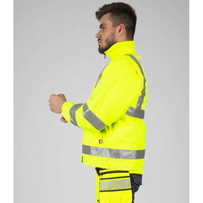 PARKA DE TRAVAIL HAUTE VISIBILITÉ WELLINGTON JAUNE FLUO - Nine Worths by North Ways