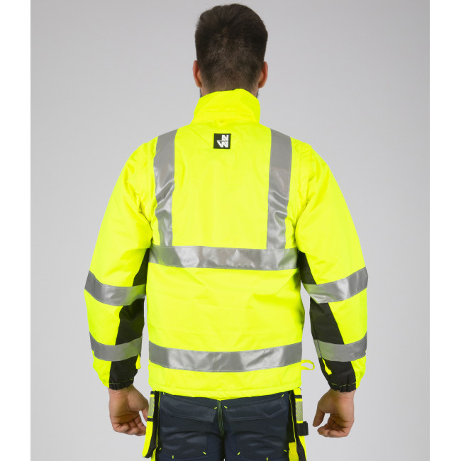 WERKPARKA HOGE ZICHTBAARHEID WELLINGTON FLUOR GEEL - Nine Worths by North Ways