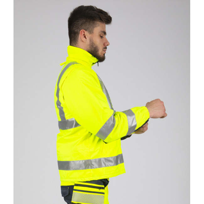 PARKA DE TRAVAIL HAUTE VISIBILITÉ WELLINGTON JAUNE FLUO - Nine Worths by North Ways