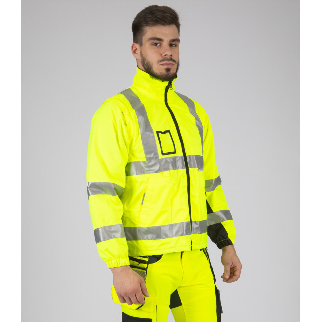PARKA DE TRAVAIL HAUTE VISIBILITÉ WELLINGTON JAUNE FLUO - Nine Worths by North Ways