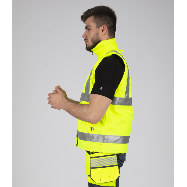 PARKA DE TRAVAIL HAUTE VISIBILITÉ WELLINGTON JAUNE FLUO - Nine Worths by North Ways
