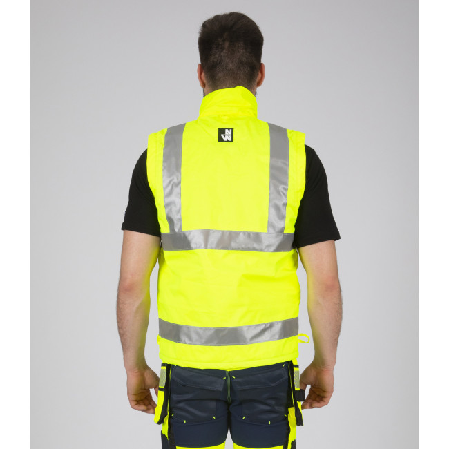 WERKPARKA HOGE ZICHTBAARHEID WELLINGTON FLUOR GEEL - Nine Worths by North Ways