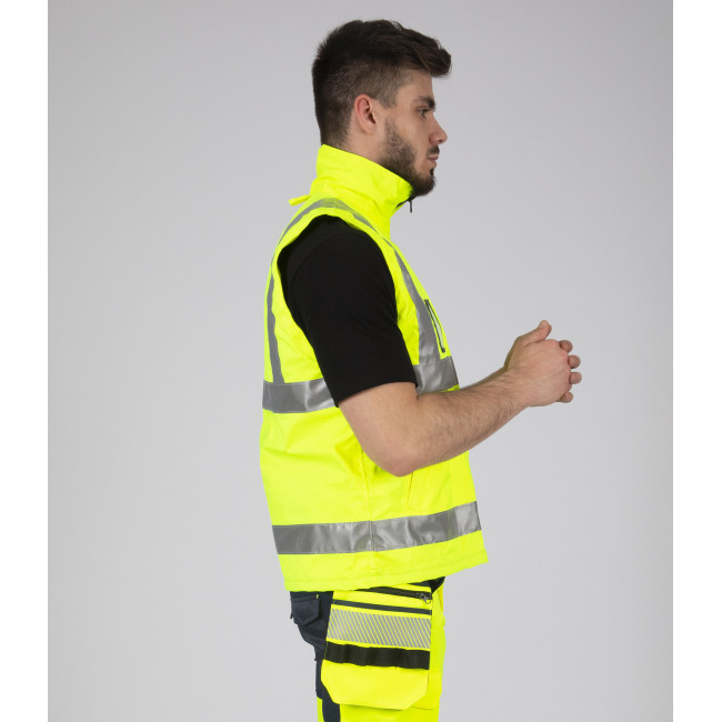 WERKPARKA HOGE ZICHTBAARHEID WELLINGTON FLUOR GEEL - Nine Worths by North Ways