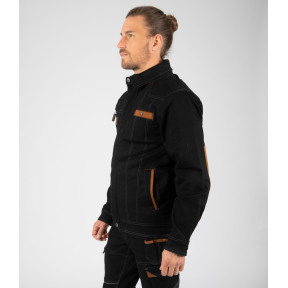 Blouson de travail multipoches Berger noir/camel - North Ways