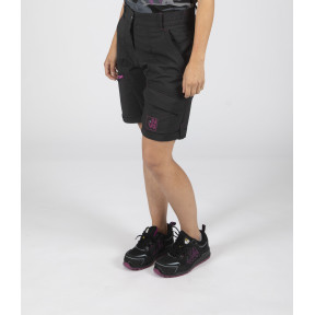Dames werkbermuda Sharon zwart/fuchsia - Nine Worths by North Ways