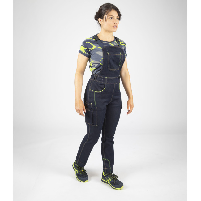 Damen-Arbeitslatzhose Manea Raw Jeans - Nine Worths by North Ways