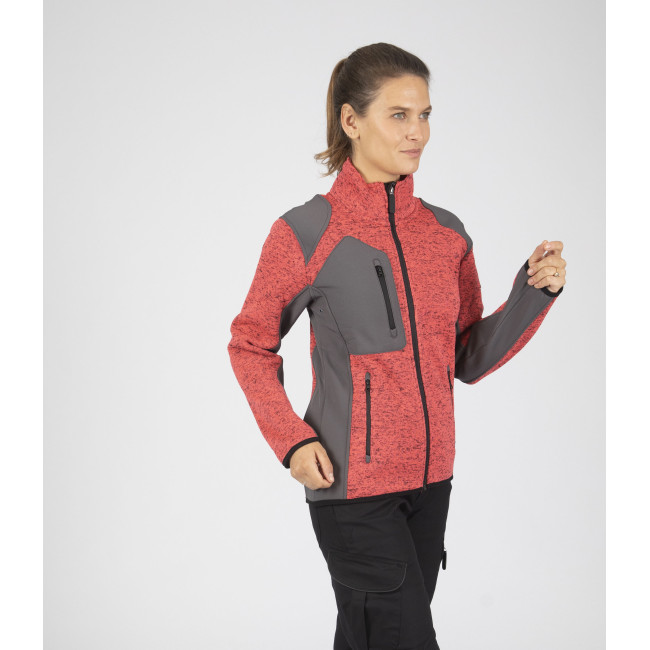 VESTE DE TRAVAIL FEMME LOUISE CORAIL - Nine Worths by North Ways