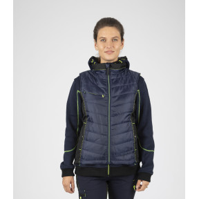 Doudoune de travail sans manches pour femme Constance bleu - Nine Worths by North Ways