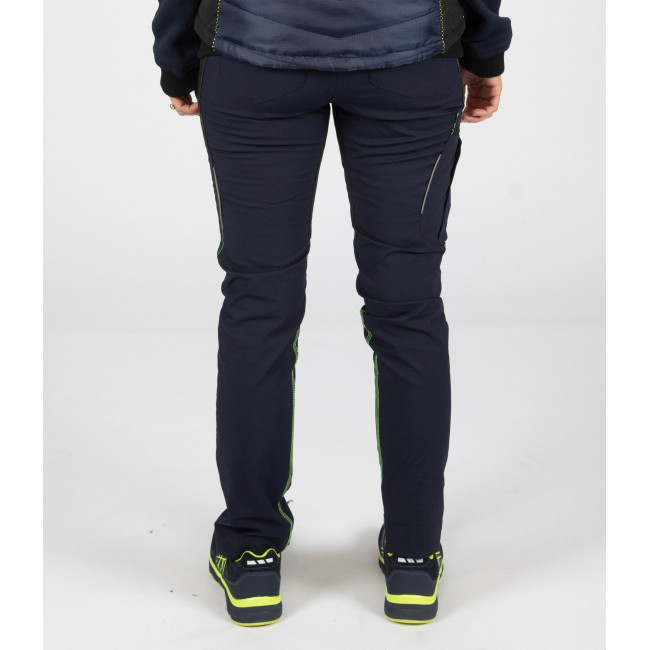 Chaussures de sécurité basses Shelly S3 SRC marine/jaune fluo - Nine Worths by North Ways