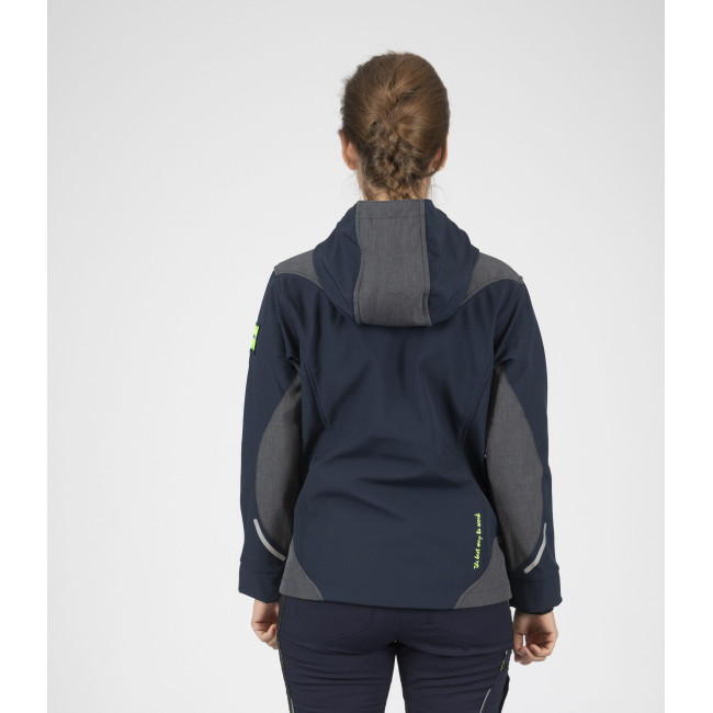 Blouson Florence granatowy i żółty fluo - Nine Worths by North Ways