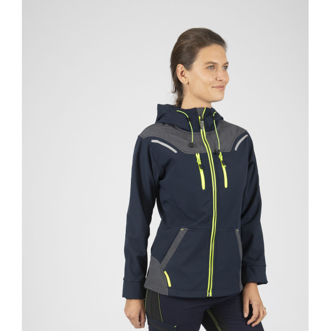 Blouson Florence Marine en fluorgeel - Nine Worths by North Ways