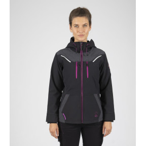 Blouson Florence Noir et fuchsia - Nine Worths by North Ways