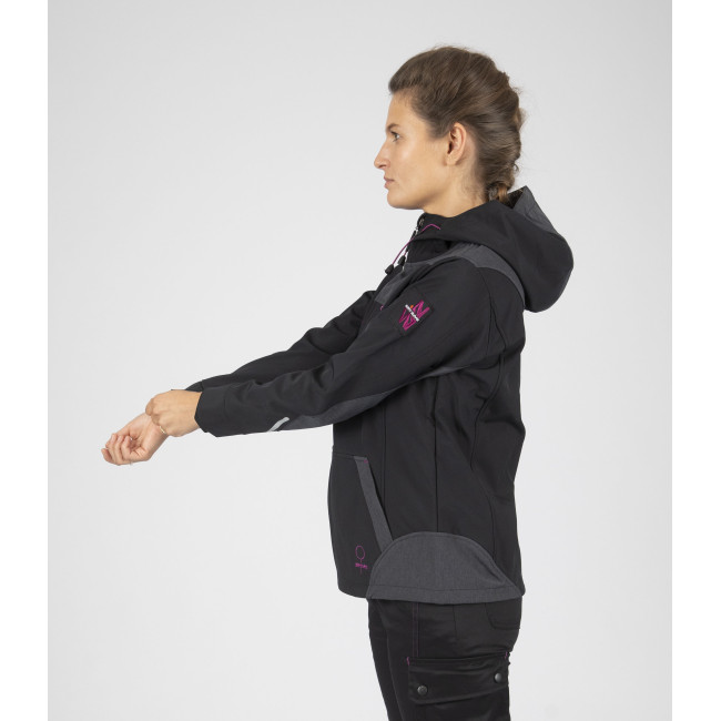 Blouson Florence Noir et fuchsia - Nine Worths by North Ways