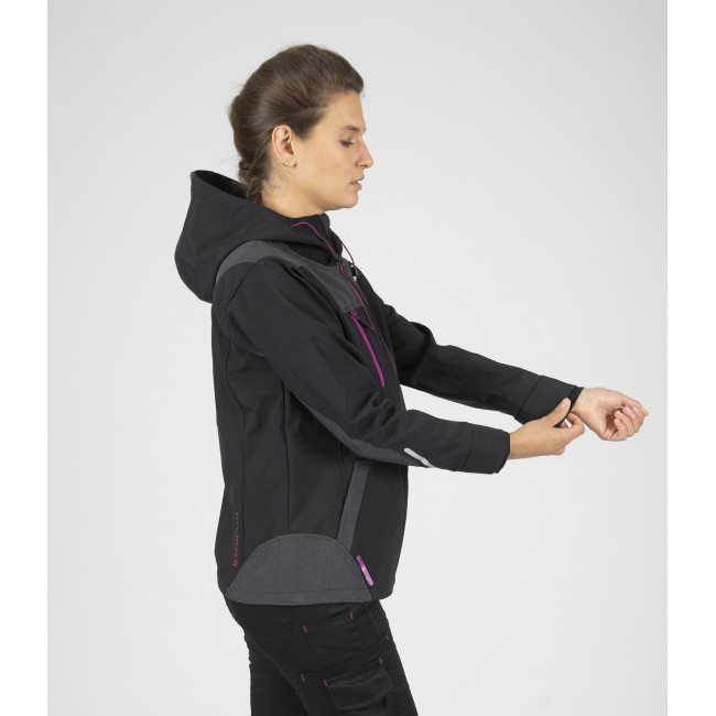 Blouson Florence Schwarz und Fuchsia - Nine Worths by North Ways