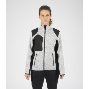 WERKJAS DAMES LOUISE LICHTGRIJS GEMÊLEERD - Nine Worths by North Ways