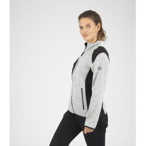 DAMEN-ARBEITSJACKE LOUISE HELLGRAU MELIERT - Nine Worths by North Ways