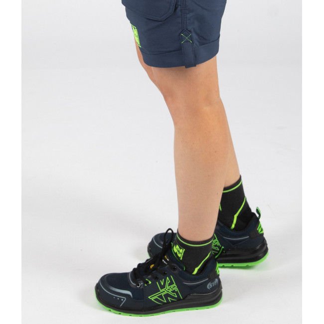 Sicherheitsschuhe Perec S1P SRC marineblau/neongelb - Nine Worths by North Ways