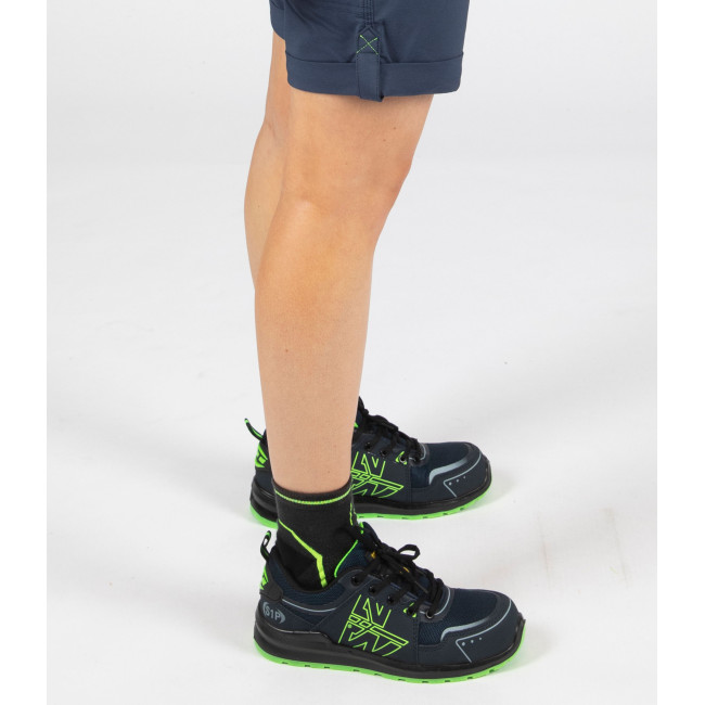 Buty bezpieczeństwa Perec S1P SRC granatowe/żółte fluo - Nine Worths by North Ways
