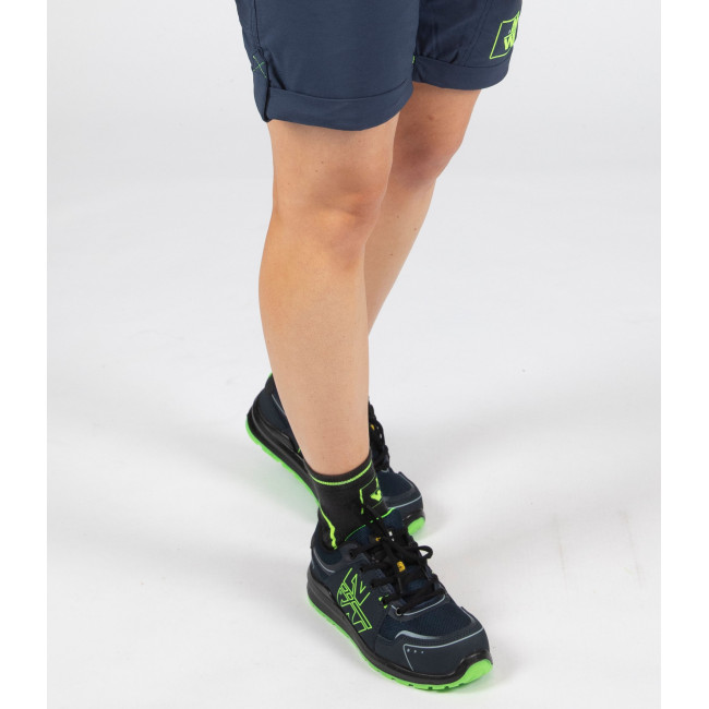 Chaussures de sécurité Perec S1P SRC marine/jaune fluo - Nine Worths by North Ways