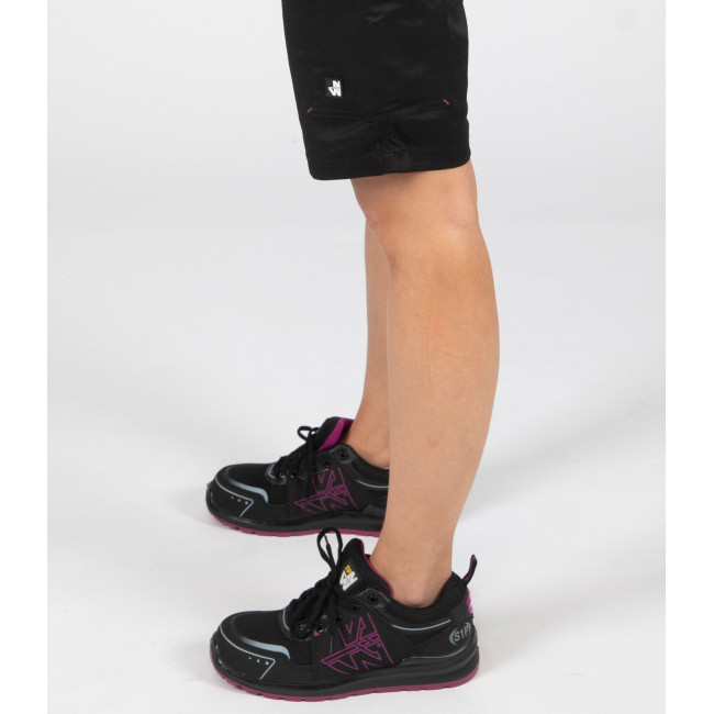 Sicherheitsschuhe Perec S1P SRC schwarz/fuchsia - Nine Worths by North Ways