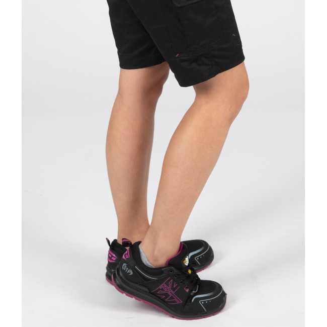Chaussures de sécurité Perec S1P SRC noir/fushia - Nine Worths by North Ways