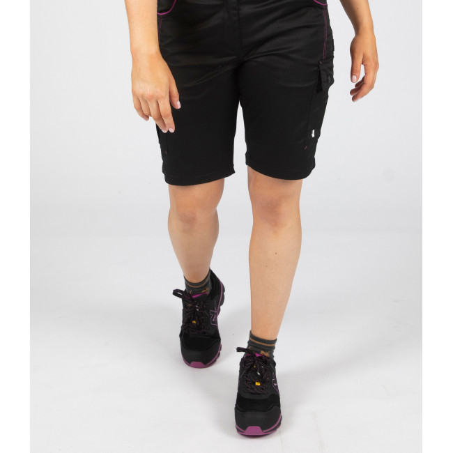 Chaussures de sécurité basses Shelly S3 SRC noir/fushia - Nine Worths by North Ways
