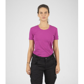 WERK T-SHIRT KORTE MOUWEN ROMANE FUCHSIA - Nine Worths by North Ways