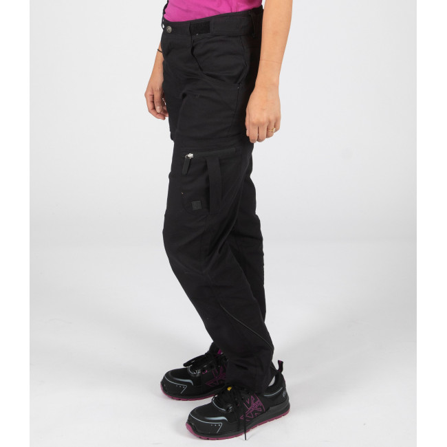 WERKBROEK VOOR VROUWEN CAMILLE ZWART - Nine Worths by North Ways