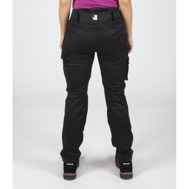 Pantalon de travail multipoches pour femme Eden noir - North Ways