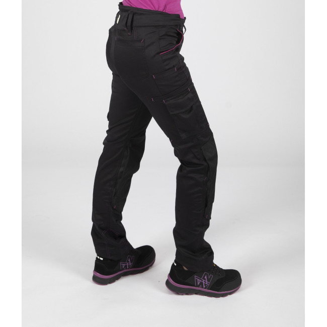 Pantalon de travail multipoches pour femme Eden noir - North Ways