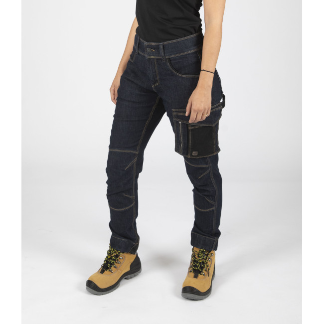 Spodnie NELLY w paski jeans - Nine Worths by North Ways