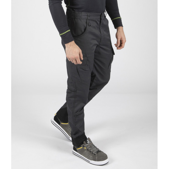 WERKBROEK ANTRAS GRIJS EN ZWART - Nine Worths by North Ways