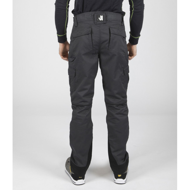 PANTALON DE TRAVAIL ANTRAS GRISETNOIR - Nine Worths by North Ways
