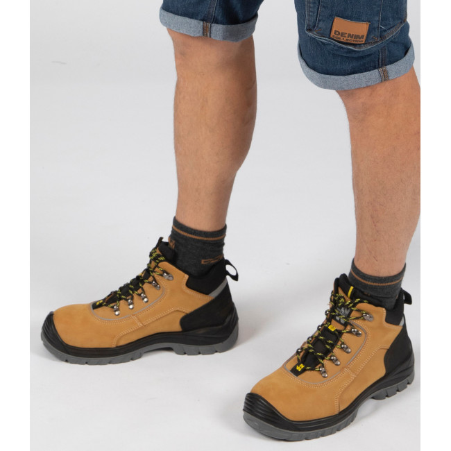 WYSOKIE BUTY BEZPIECZEŃSTWA RYAN CAMEL - Nine Worths by North Ways