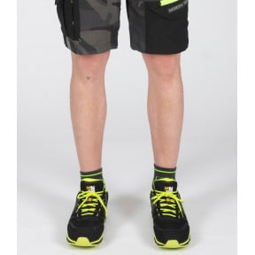 Chaussures de sécurité Justin S1P SRC noir/jaune fluo - Nine Worths by North Ways