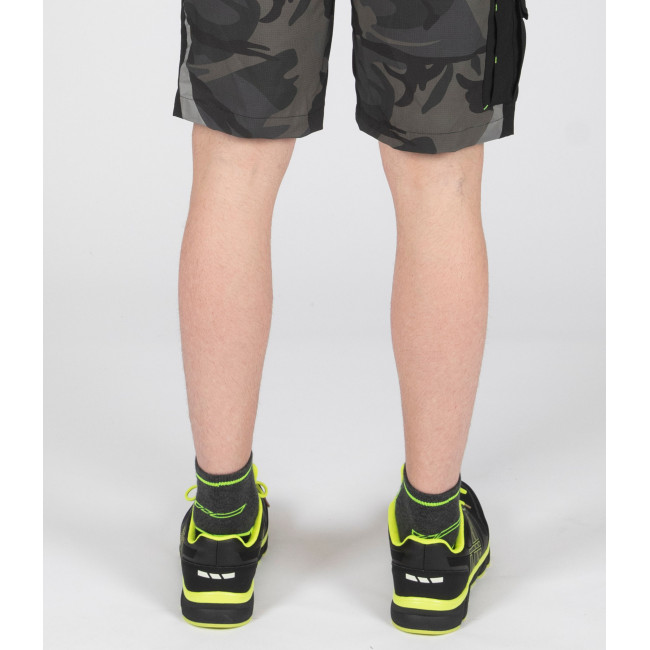 Chaussures de sécurité Justin S1P SRC noir/jaune fluo - Nine Worths by North Ways