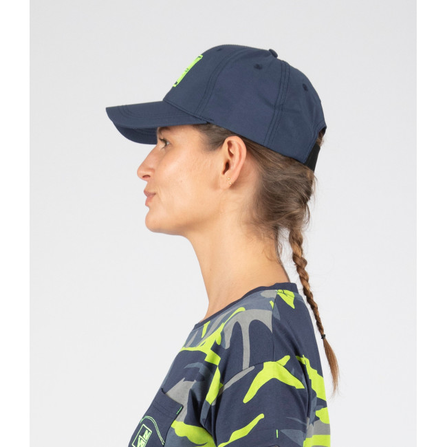 Casquette de travail Bonnie marine/jaune fluo - North Ways